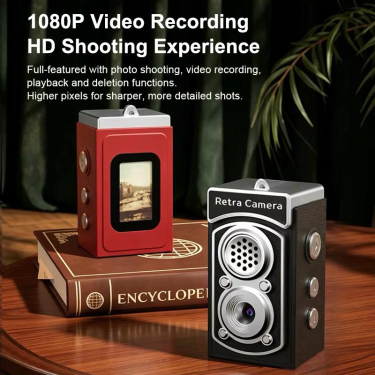 X9 1080P 8MP High Definition Display Mini Retro Thumb Camera