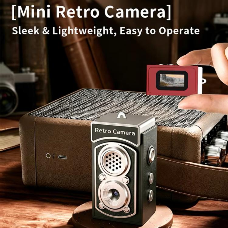 X9 1080P 8MP High Definition Display Mini Retro Thumb Camera