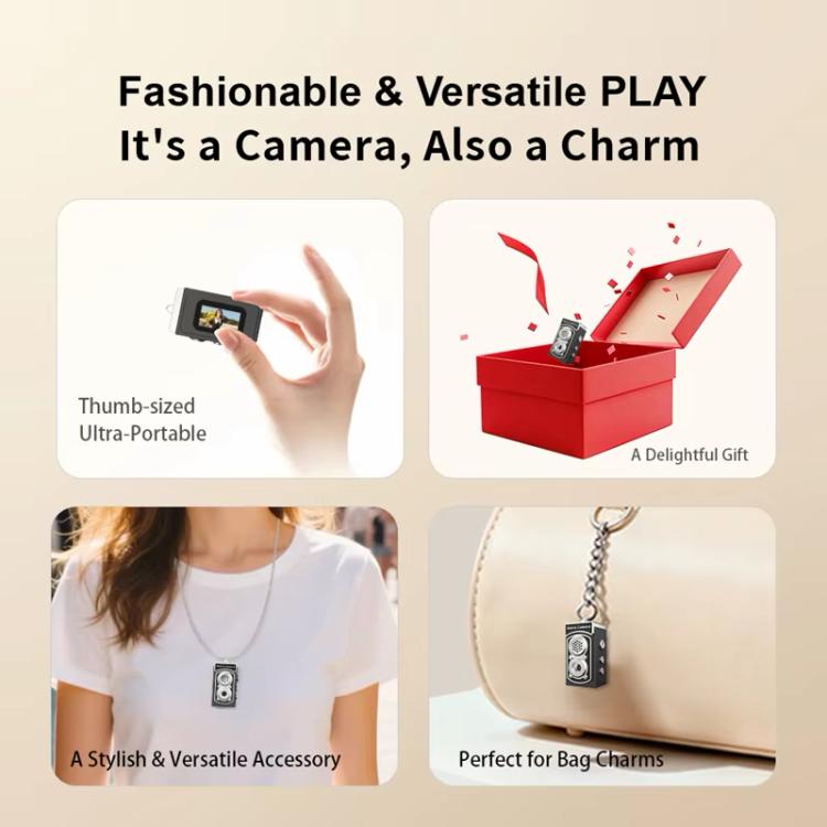 X9 1080P 8MP High Definition Display Mini Retro Thumb Camera