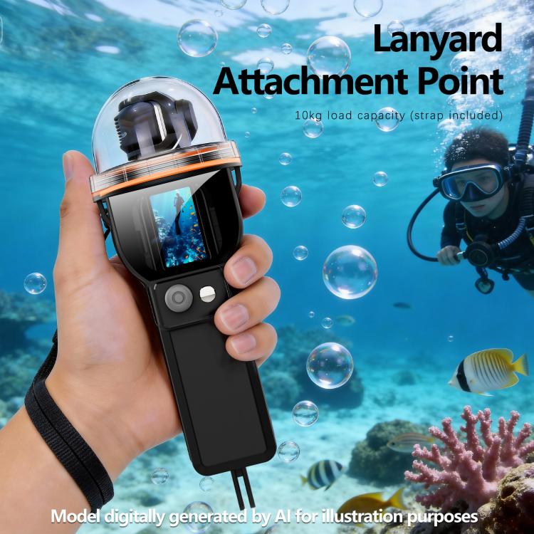 RedPepper 30m Diving Waterproof Action Camera Housing Cover, For DJI Omos Pocket 3