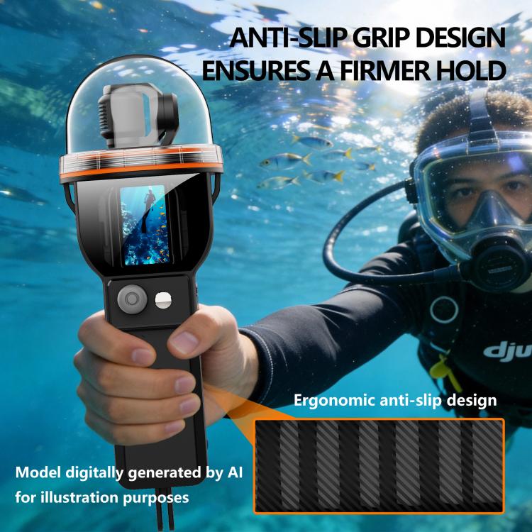RedPepper 30m Diving Waterproof Action Camera Housing Cover, For DJI Omos Pocket 3