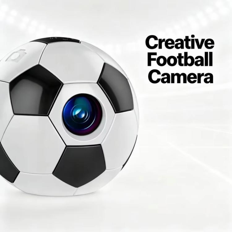 Q8 Pro 1080P HD Creative Football Design Mini WiFi Connected Thumb Camera