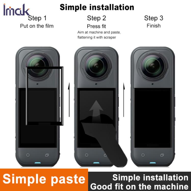 imak Action Camera Screen PMMA Protector, For Insta360 X5