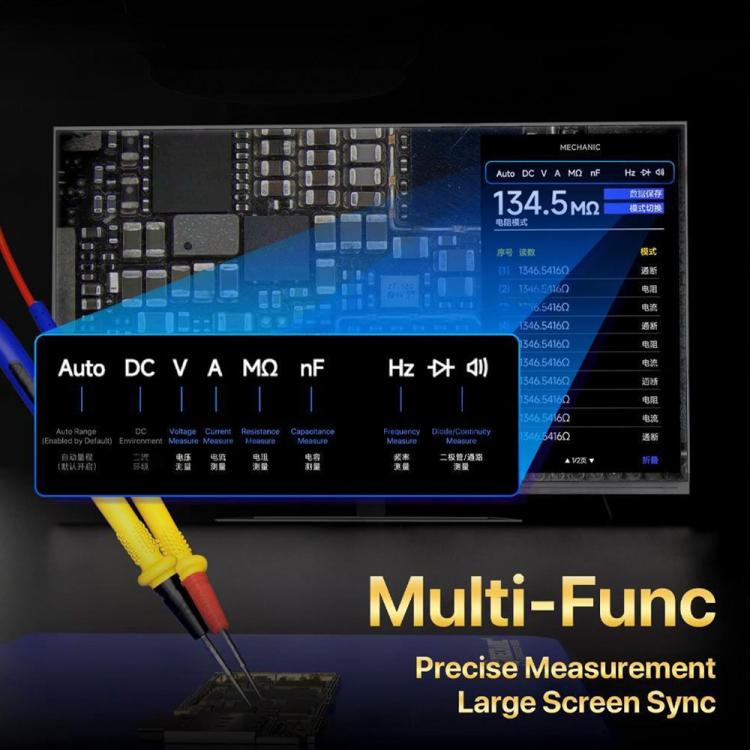 MECHANIC Action 2 Pro 4K HD Industrial Microscope Camera Supports Multimeter Measurement