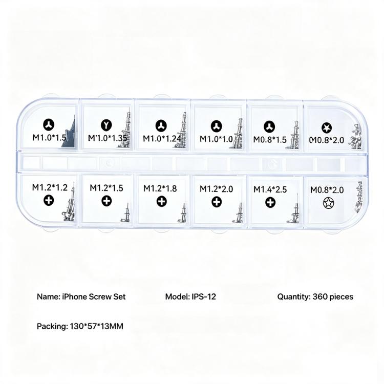 MECHANIC IPS-12 Replacement Repair Screws Kit