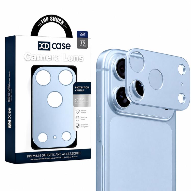 XDcase Metal Flat & Hollow Camera Lens Protector, For iPhone 18, For iPhone 18 Pro, For iPhone 18 Pro Max