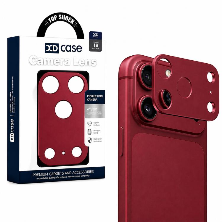 XDcase Metal Flat & Hollow Camera Lens Protector, For iPhone 18, For iPhone 18 Pro, For iPhone 18 Pro Max