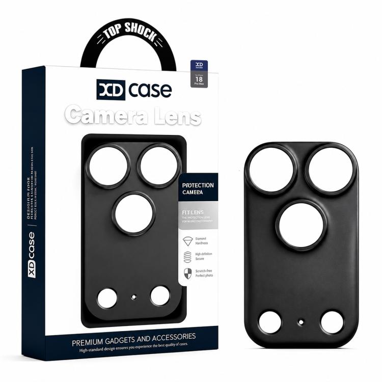 XDcase Titanium Alloy Hollow Camera Lens Protector, For iPhone 18, For iPhone 18 Pro, For iPhone 18 Pro Max