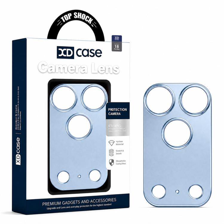XDcase Titanium Alloy Hollow Camera Lens Protector, For iPhone 18, For iPhone 18 Pro, For iPhone 18 Pro Max