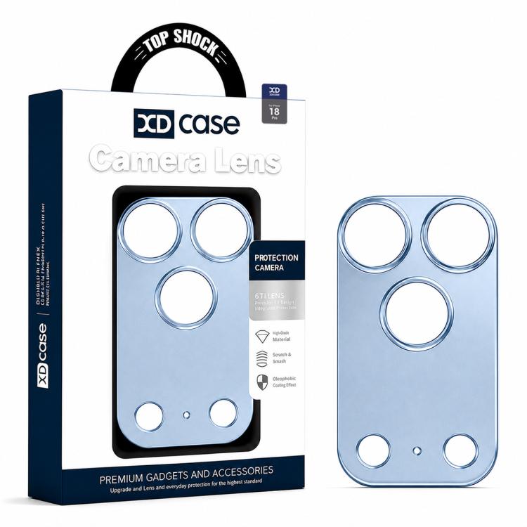 XDcase Titanium Alloy Hollow Camera Lens Protector, For iPhone 18, For iPhone 18 Pro, For iPhone 18 Pro Max