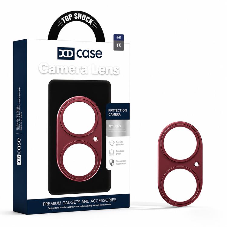 XDcase Titanium Alloy Hollow Camera Lens Protector, For iPhone 18, For iPhone 18 Pro, For iPhone 18 Pro Max