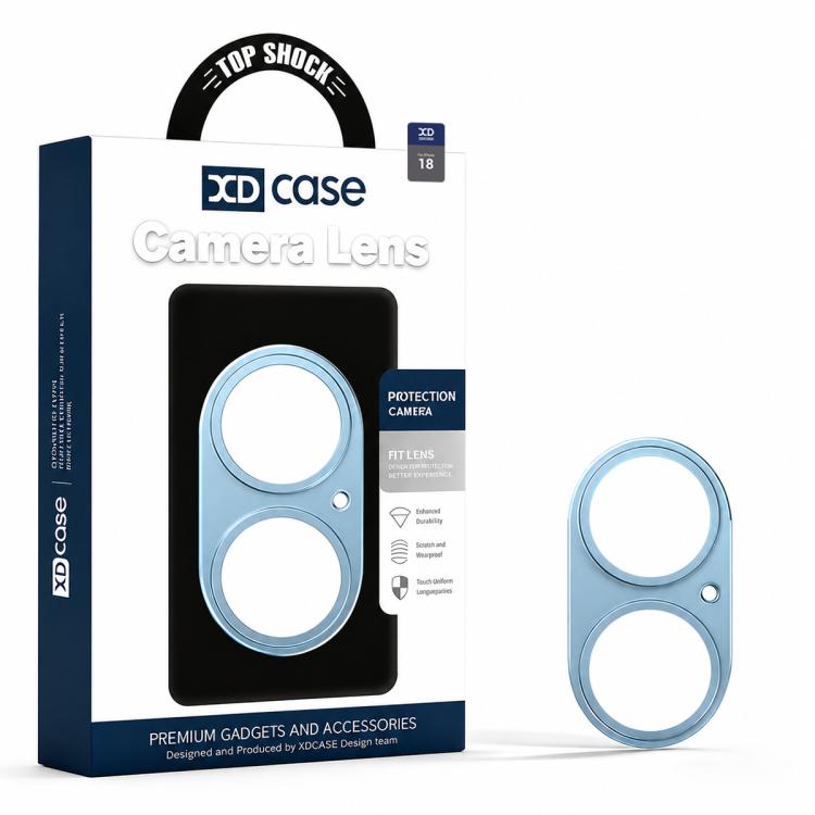 XDcase Titanium Alloy Hollow Camera Lens Protector, For iPhone 18, For iPhone 18 Pro, For iPhone 18 Pro Max