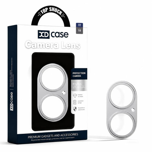XDcase Titanium Alloy Hollow Camera Lens Protector, For iPhone 18, For iPhone 18 Pro, For iPhone 18 Pro Max
