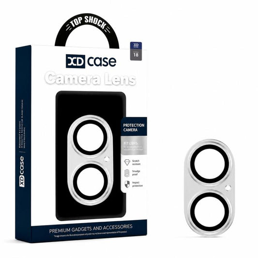 XDcase Armor Full-Coverage Frosted Metal Camera Lens Ring Film, For iPhone 18, For iPhone 18 Pro, For iPhone 18 Pro Max