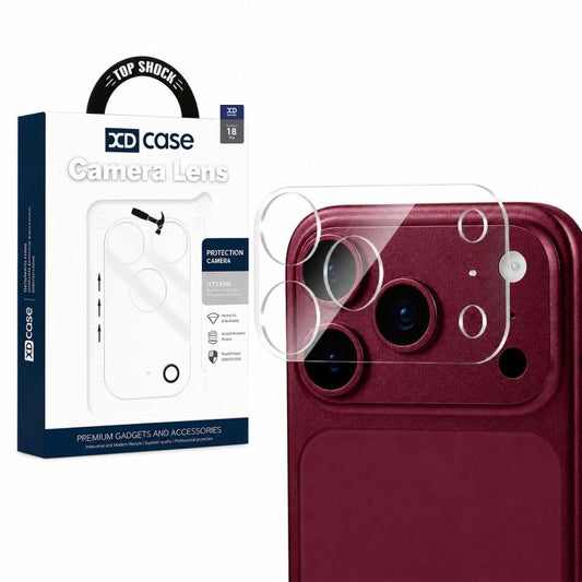 XDcase Transparent Integrated Tempered Glass Camera Film, For iPhone 18 Pro, For iPhone 18 Pro Max