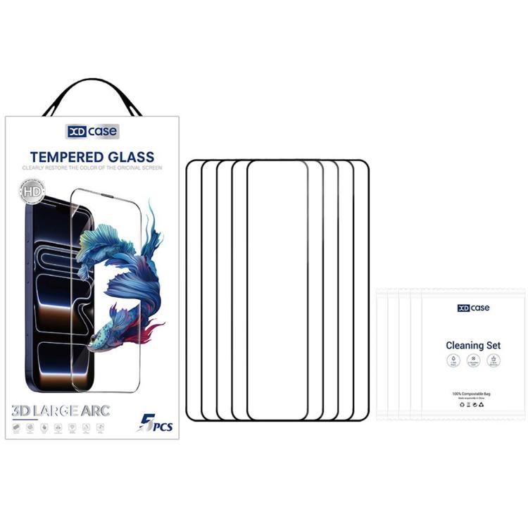 XDcase 5 PCS/Pack Silk Screen Printed HD Tempered Glass Film, For GalaxyZ Fold8 5G Outer Screen, For Galaxy Z Fold8 Ultra 5G Outer Screen, For Galaxy Z Flip8 5G Outer Screen, For Galaxy Z Flip7 5G Outer Screen