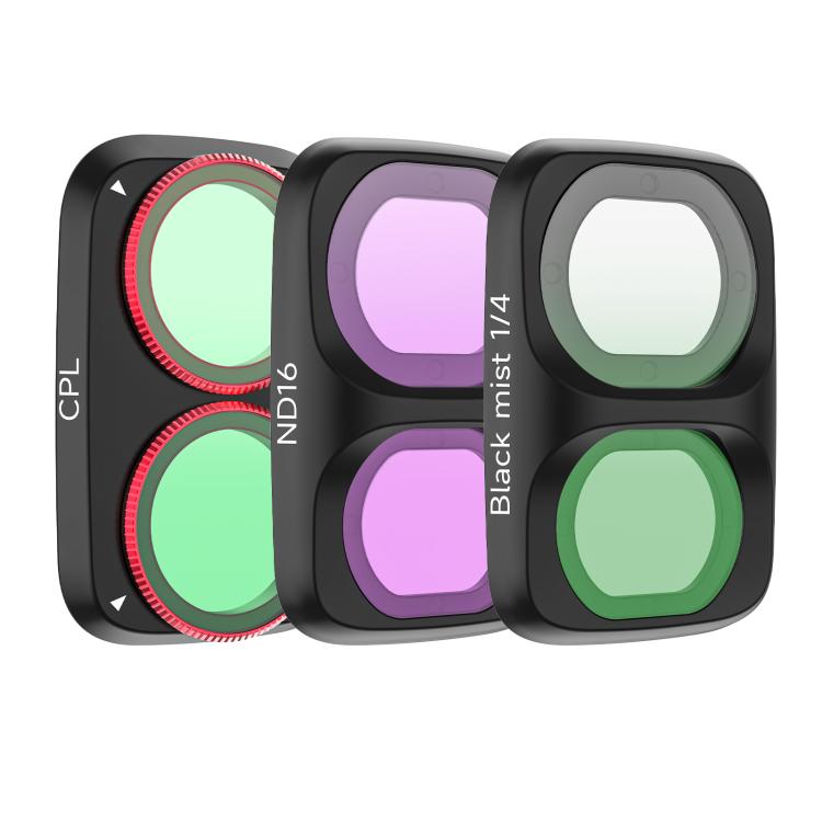 For DJI Osmo Pocket 4P Sunnylife Camera Lens Filter, MCUV, CPL, ND8, ND16, ND32, ND64, ND8/PL, ND16/PL, ND32/PL, ND64/PL, Black Mist 1/4, 3 in 1 Shadow Filter Set, 3 in 1 Mixed Filter Set, 4 in 1 ND/PL Set, 4 in 1 ND Set, 4 in 1 Mixed Filter Set       ...