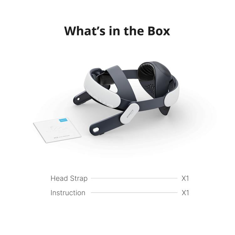BOBOVR M3 Head Strap for Meta Quest 3 / 3S Adjustable VR Headband Dual Mode Fit, M3