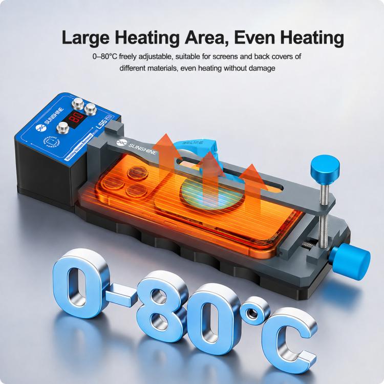 SUNSHINE LS6 Pro Cold or Heated Dual-Use Screen Separator, EU Plug, AU Plug, US Plug, UK Plug