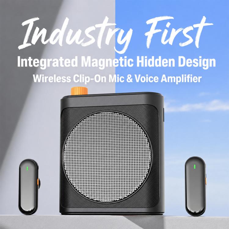 M29 Dual Mic Portable Wireless Lavalier Microphone Teaching Voice Amplifier, M29