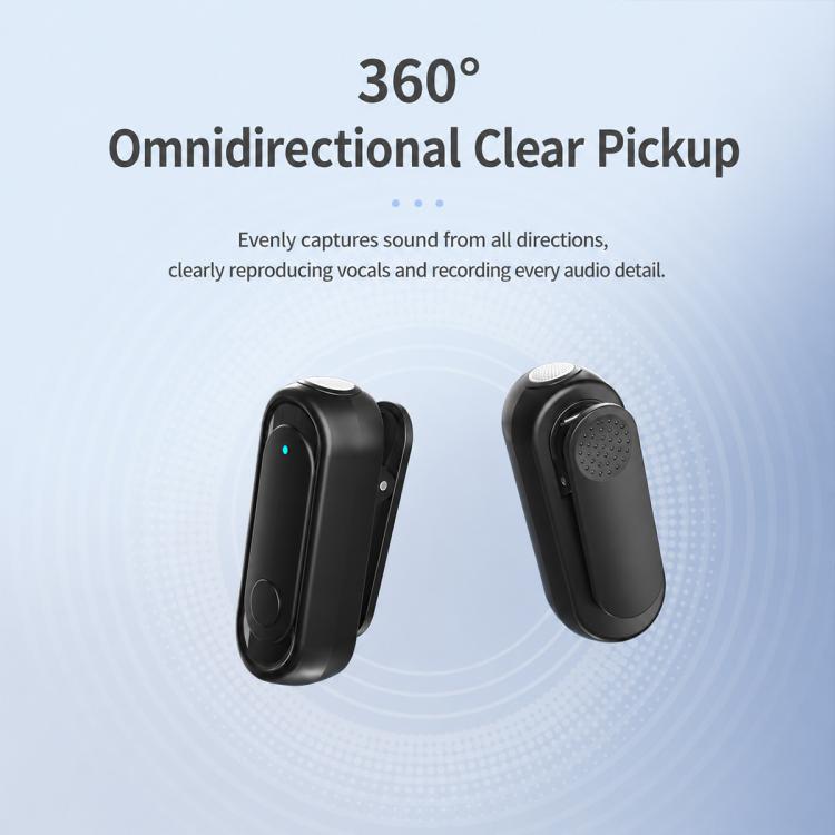 J58 2 in 1 Wireless Lavalier Noise Reduction Microphone with Monitoring Function, Type-C, 8 Pin