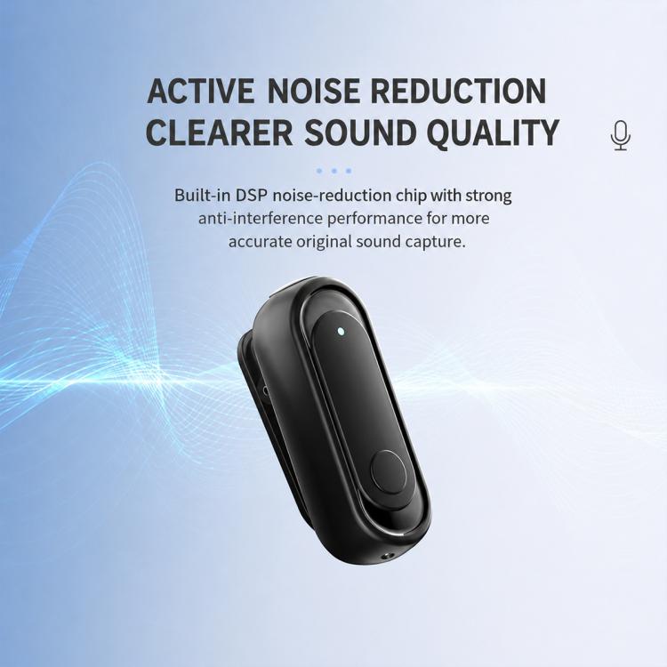 J58 2 in 1 Wireless Lavalier Noise Reduction Microphone with Monitoring Function, Type-C, 8 Pin