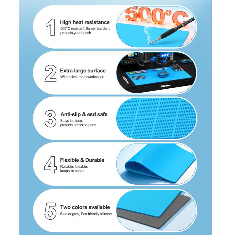 RELIFE RL-004DS Multi-Function Heat Insulation Silicone Anti-Skid Mat