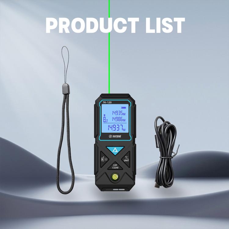 ARTBULL TK-120 120m Green Laser Distance Meter, TK-120