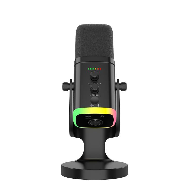 YU8 USB Dynamic Driver Noise Reduction Gaming RGB Microphone