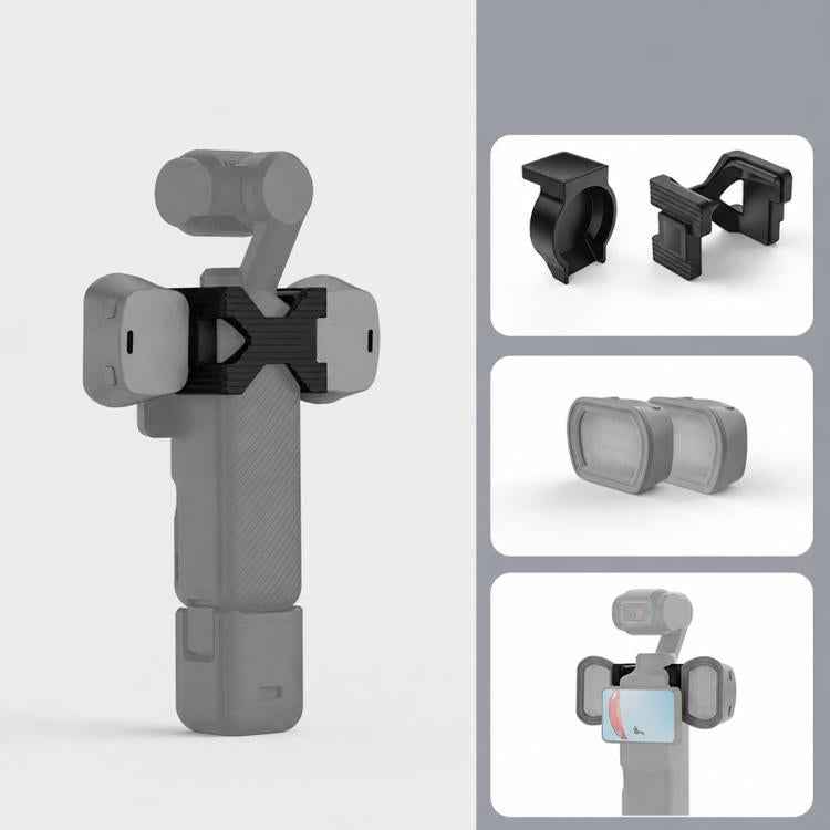 For DJI Osmo Pocket 3 NEEWER Fill Light Magnetic Holder Action Camera Portable Light, Single Light with Mount, Dual Light with Mount, Triple Light with Mount, Fill Light Filter Kit, Dual Light Kit, Black Single Light with Mount                         ...