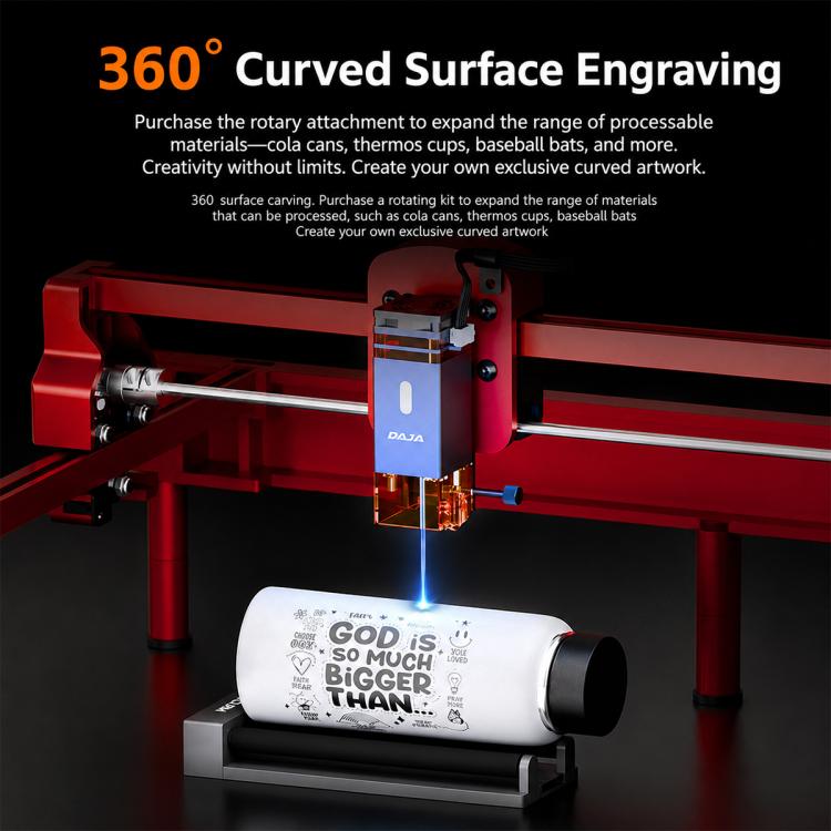 DAJA A7 mini 5W Portable Desktop Laser Engraving Machine for Wood, Metal, Leather, Acrylic, US Plug, EU Plug, UK Plug