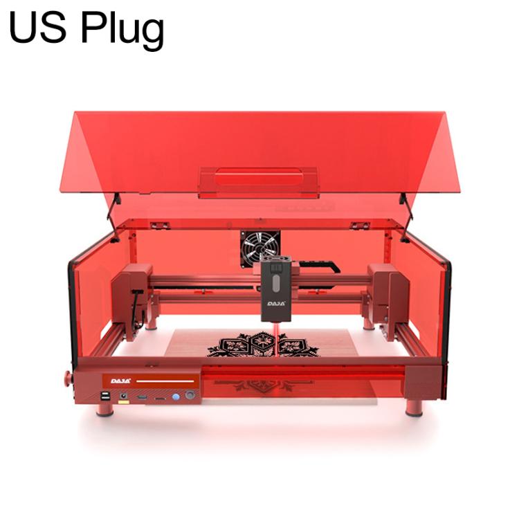 DAJA A6 Pro Enclosed Small Laser Engraving Machine, Blue Laser 5W, Infrared Laser 1W