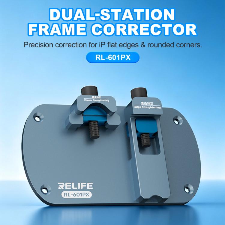 RELIFE RL-601PX Dual-Station Edge Corrector for iPhone Flat Edges and Rounded Corners