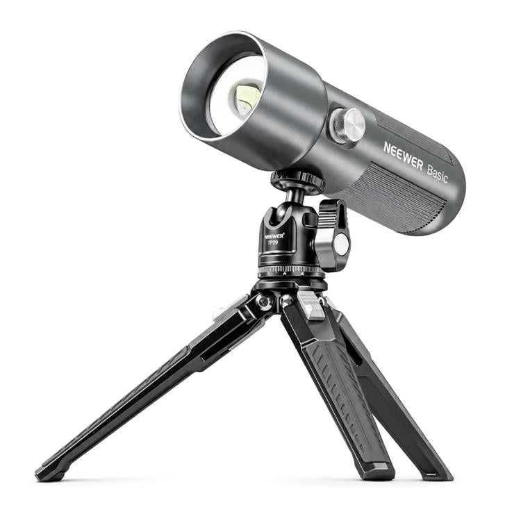 NEEWER BASICS FL10 10W Portable Photography Flashlight, Kit with 20 Filters & Snoot & Bag, FL10 Light Kit with Tripod
