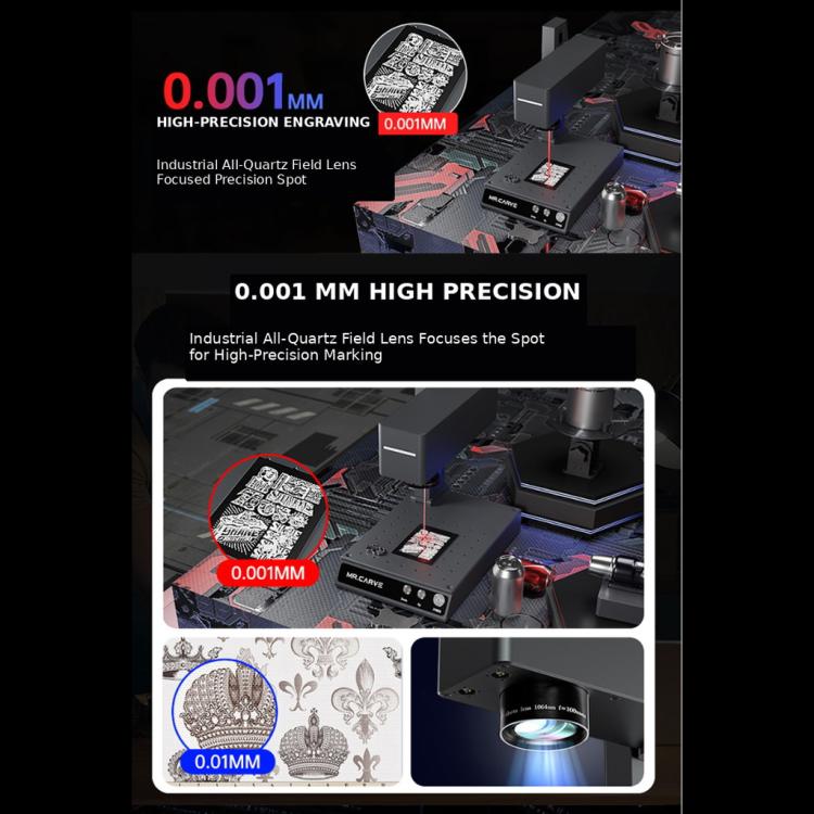 DAJA M4 Dual-Laser Small Fiber Marking Machine for Metal and Wood, M4, M4+Rotary Axis, M4+Rotary Clamp, M4+Rotary Axis+Clamp