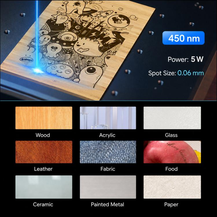 DAJA M4 Dual-Laser Small Fiber Marking Machine for Metal and Wood, M4, M4+Rotary Axis, M4+Rotary Clamp, M4+Rotary Axis+Clamp