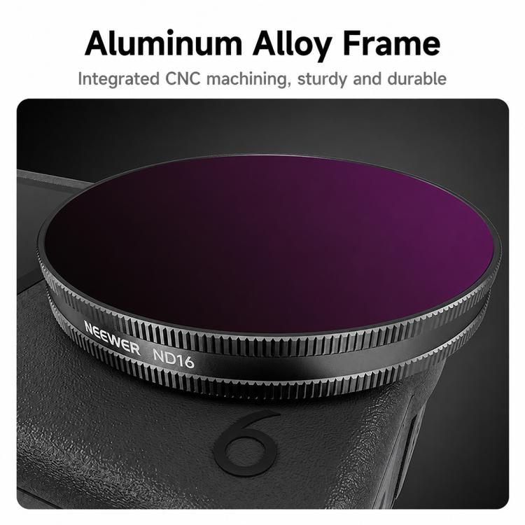 For DJI Osmo Action 6 / 5 Pro / 4 NEEWER Camera Lens Filter, 6 in 1 CPL ND External, 4 in 1 ND8-64PL, 4 in 1 CPL ND8-32 Threaded, 6 in 1 CPL ND Threaded