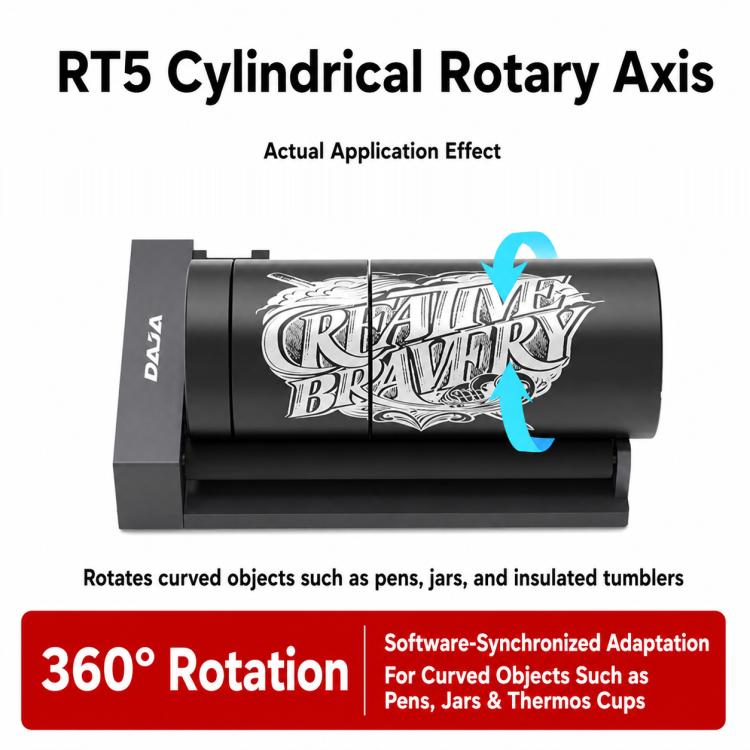 DAJA RT5 Rotation Axis For Laser Engraving Machine
