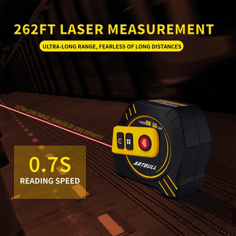 SG SURGOAL Rechargeable 2 in 1 Infrared Laser Rangefinder Measuring Tape Rangefinder