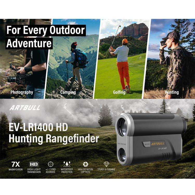 ARTBULL EV-LR1400 OLED Screen Laser Rangefinder Telescope, EV-LR1400