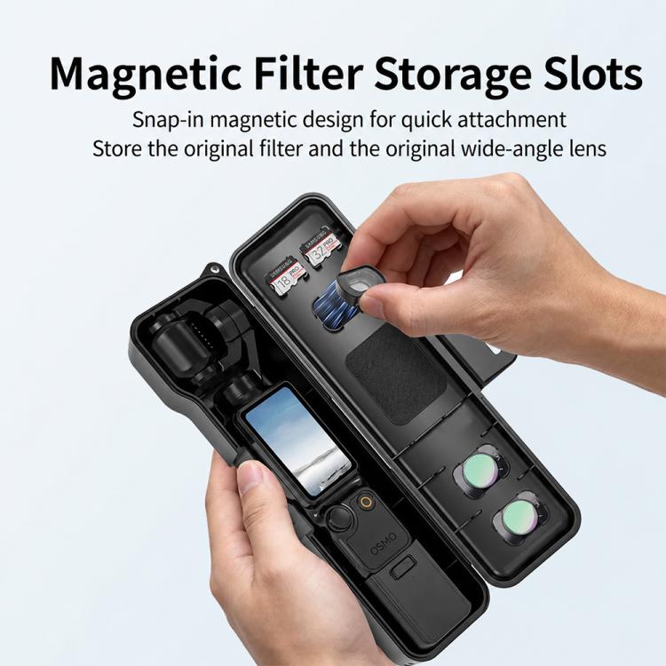 Full-coverage Gimbal Protective Cover with Storage Slots, For DJI Osmo Pocket 4 / 3