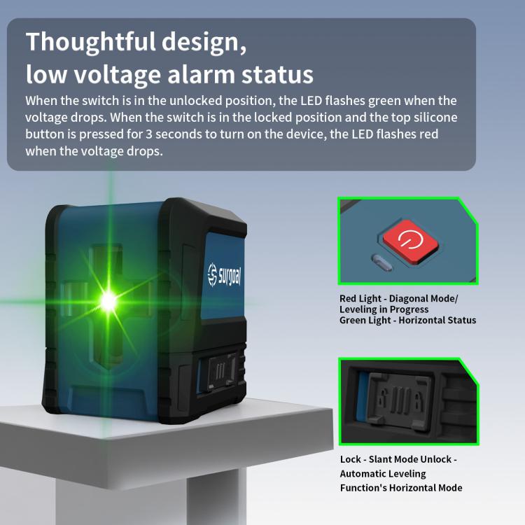 SG SURGOAL 2 Line Green Laser Vertical Lasers Level