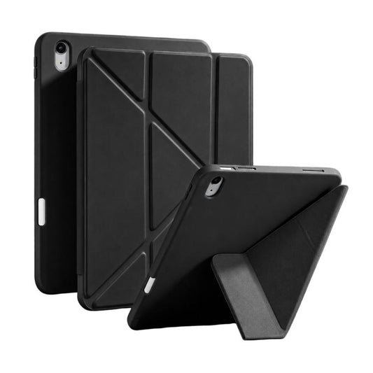 XDcase Y-fold Holder Silicone Back Cover Smart Tablet Leather Case with Pen Slot, For iPad mini 2024 / 2021