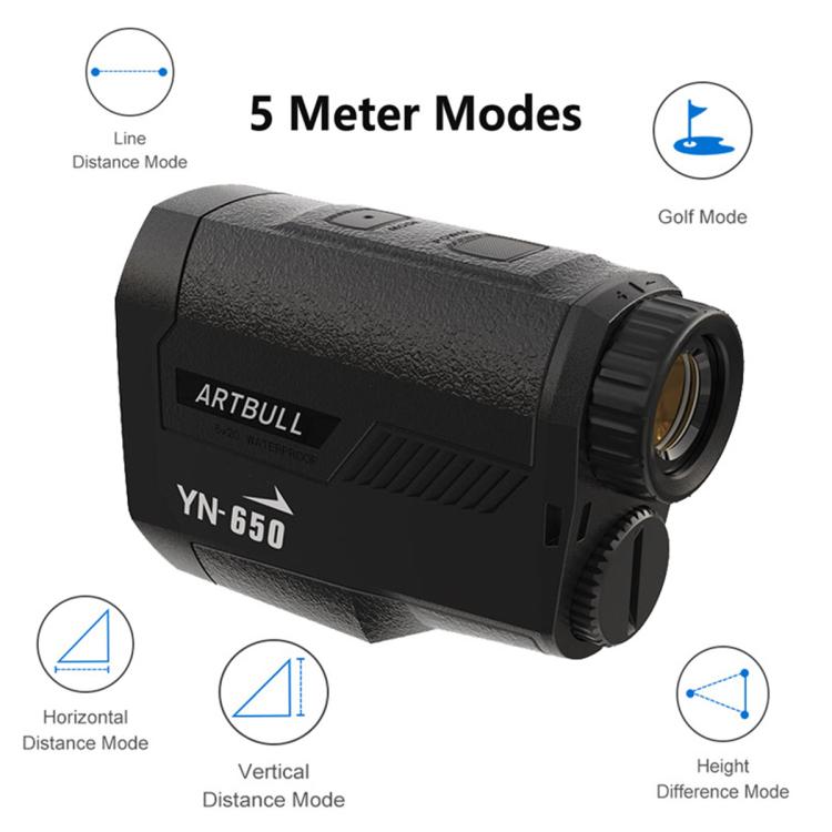 ARTBULL YN-650 Golf Laser Rangefinder 650m Telescope, YN-650