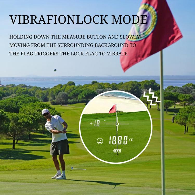 ARTBULL AR-650 Vibrating Golf Rangefinder Laser Rangefinder with Magnet, 650m, 1000m