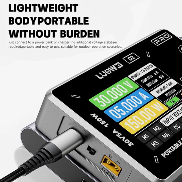 LUOWEI D2 150W Portable Digital Curve Ammeter
