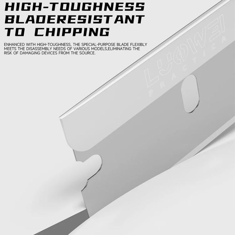 100 PCS/Pack LUOWEI LW-110 High-Toughness Stainless Steel Blade