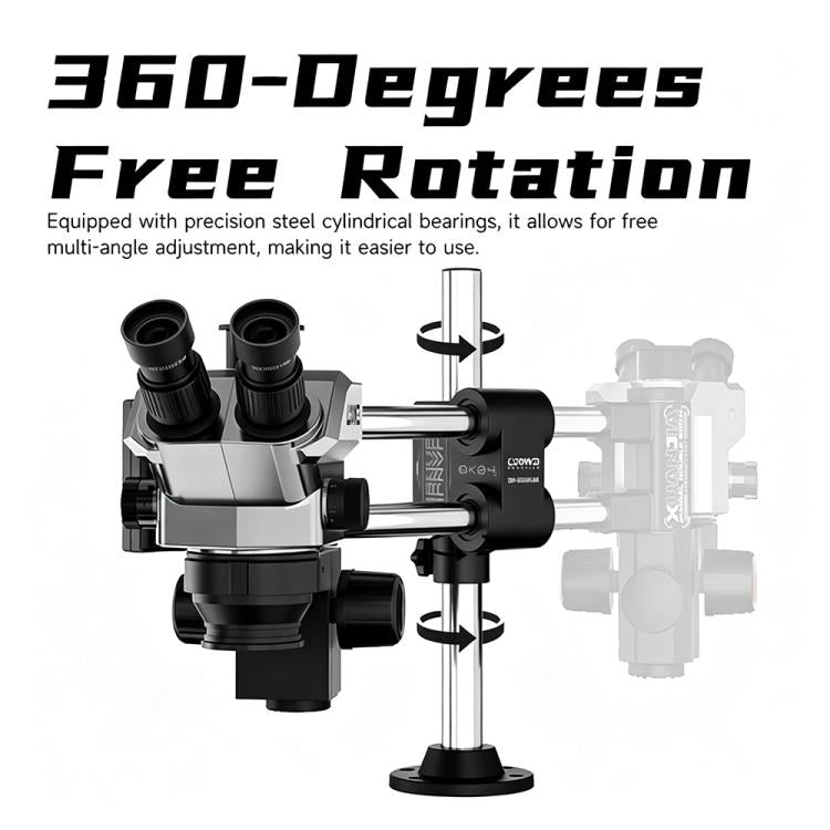LUOWEI LW-GK04 Xuanjia Dual-Axis Dual-Arm Microscope Swing Arm Stand