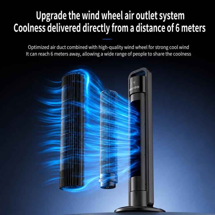 XY-1001 Floor Standing Bladeless Air Conditioner Fan Tower Fan with Remote Control, US Plug, EU Plug, UK Plug