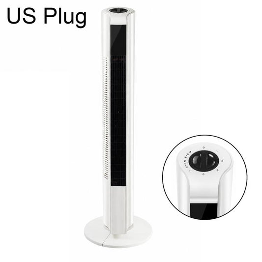 Freestanding Tower Fan, Three-Speed Bladeless Floor Fan, Manual Control Version, Remote Control Version